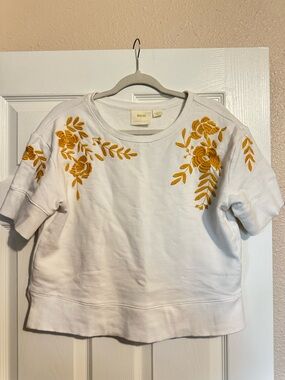 Free People Maeve Embroidered Top